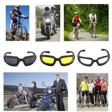 3PC Motorcycle Riding Glasses Wind Resistant Bike Goggles UV Protection Glasses