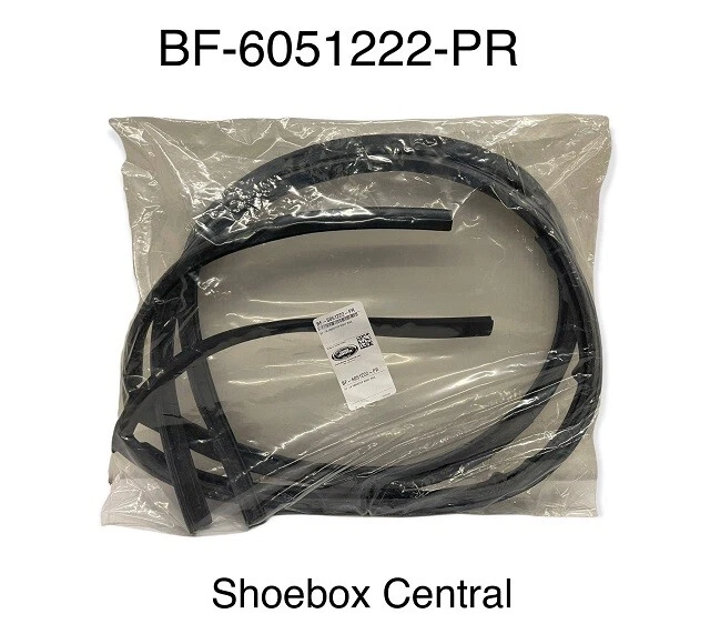 Vedações de trilho de teto rígido 1952 1953 1954 Ford Victoria - Imagem 2 de 4