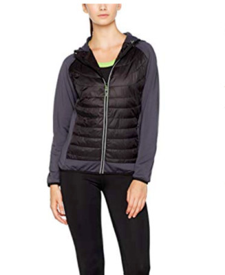 Damen Übergangsjacke 2XL Result Spiro Zero Gravity Mantel schwarz/grau