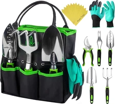 Heavy Duty Gardening Tools - 22-Piece Gardening Gifts for Women, Mom, Men - Dura
