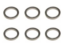 Elring Set of 6 Exhaust Gasket Manifold to Cylinder Head for BMW E82 E90 E60 F01