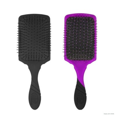 Wet Brush Pro Paddle Detangler Hair Brushes Set Choose Black Purple or both 2 Pc