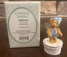 Cherished Teddies Tooth Fairy Covered Box 790516A Figurine