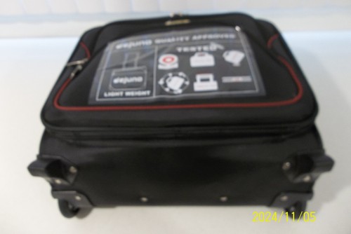Dejuno Model PRC22-BK Rolling 17" Laptop Briefcase Computer Case One Size Black - Photo 11/20