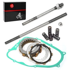 Clutch PUSH ROD & BALL Kit & Clutch Kit W Gasket For Yamaha Blaster YFS200 88-06