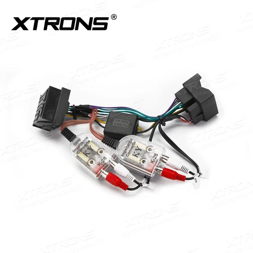 XTRONS ISO Harness Adapter with high to Low Impedance Converter For Audi Stereo