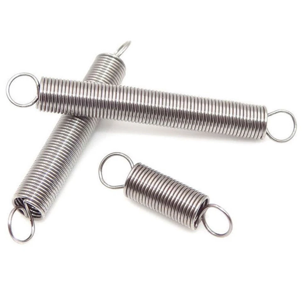 Tension Spring 0.3-0.8mm Expansion Extension Expanding Springs All Sizes 304