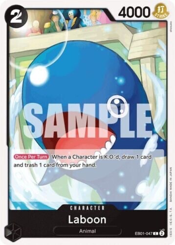 Laboon EB01-047 Memorial Collection One Piece TCG Card NM | eBay Australia