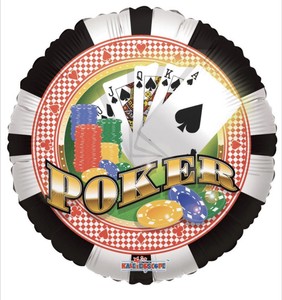 Poker Party Casino 18 Balloon Birthday Party Decorations Ebay
