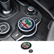 Alfa Romeo 2 Logos Sticker Kit for Giulia Stelvio Interior