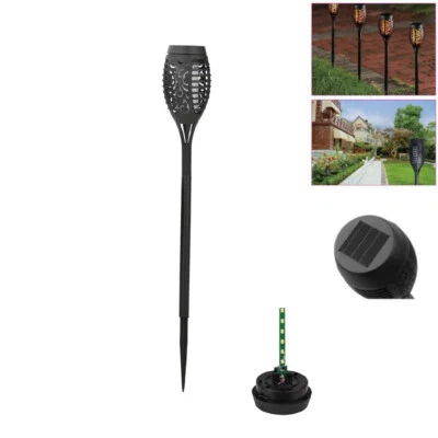 DRIWEI LAMPIONCINO SOLARE LED FIAMMA FIACCOLA LAMPADA ESTERNO GIARDINO PICCHETTO