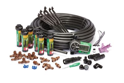 Rain Bird Automatic In Ground Sprinkler System Kit for 1000 to 3000 Sq Ft