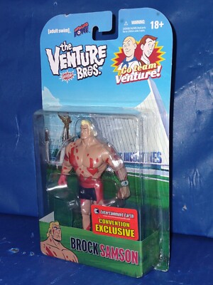 The Venture Bros Con Exclusive Bloody Brock Samson 3.75