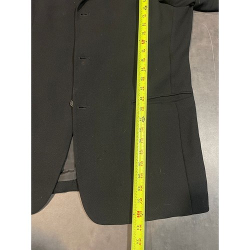 Hugo Boss klassischer schwarzer Blazer Anzug Jacke professionelle formelle Kleidung 42R C-5 - Bild 8 von 9