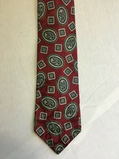 NEW Shevels Handmade Red Paisley Vintage Retro Silk Tie - Never Worn