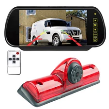 Third Brake Light Backup Camera for Nissan NV 1500 2500 3500 2012-2020 W/Monitor