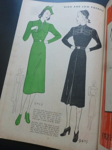 McCALL STYLE NEWS November 1937 – Vintage Fashion - Dressmaking - Picture 13 of 15