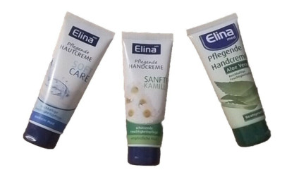 Pflegesystem Hand- und Hautcreme 3 x 75 ml als Geschenkartikel verpackt