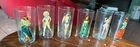 Vintage Federal Pinup Girl Peek-A-Boo Nude Risque Novelty Glasses Set Of 6