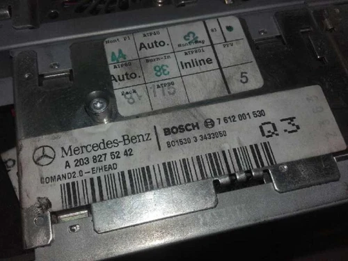 A2038275242 Sistema Navegacion Gps para MERCEDES-BENZ CLASE C (BM 203) B 2495584 - Imagen 3 de 4