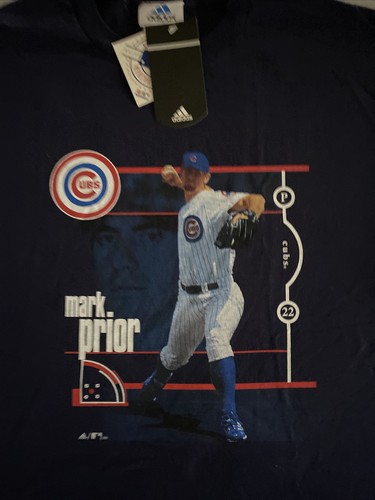 Vintage adidas MLB Chicago Cubs Mark Prior Men’s X Large T Shirt NWT - Picture 3 of 6