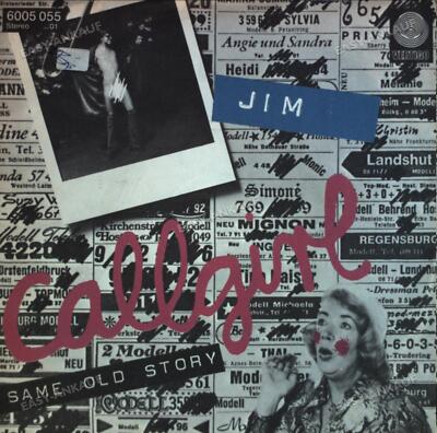 Callgirl - Jim GER 7'' 1980 (VG+/VG) PUNK - Vertigo 6005 055 .