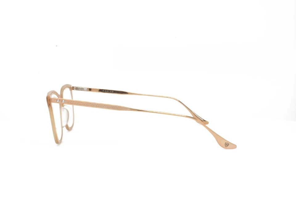 NEW DITA ASHLAR CLEAR ROSE GOLD AUTHENTIC EYEGLASSES DTX505-50-03A 50-19 - Image 3 of 4