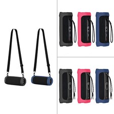 For JBL FLIP 5 FLIP 6 Portable Wireless Speaker Silicone Case Protective Cover D