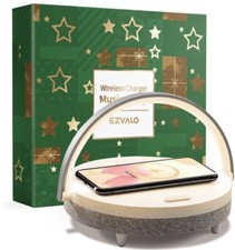 Music Table Dimmable Lamp Wireless Charger 4in1 Touch Portable Bluetooth Speaker