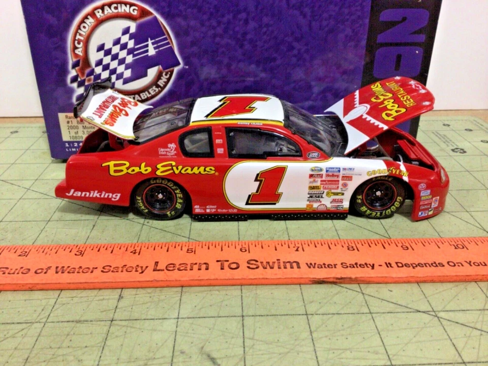 1:24 Action 2000 Randy LaJoie #1 Monte Carlo Bob Evans Restaurant race car - Image 3 of 4