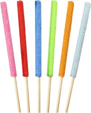 6 Pcs Mini Dusters for Cleaning Microfiber Detail Duster Sticks Fan Cleaning