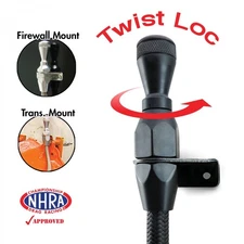 Universal Black Trans Dipstick Firewall & Trans Mount American Shifter  