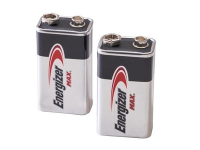 Energizer Max 9V Batterien Packung 2 Für Rauch Kohlenmonoxid Detektor ENGMAXP9V2