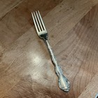 Gorham STRASBOURG Sterling Silver 7 1/2" Place Fork No Monogram - 2" tine — photo 2