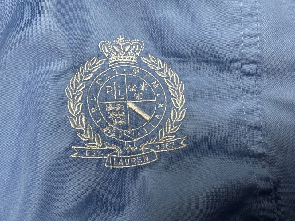 Chaqueta Ralph Lauren Mujer Azul Grande Tenis Abrigo Cortavientos Damas De Colección Foto 3 de 4