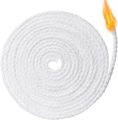 6.56 Feet Braided Cotton Candle Lamp Wicks for Cozy Atmosphere & DIY Projects