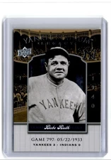 2008 Upper Deck Yankee Stadium Legacy Babe Ruth Yankees #797