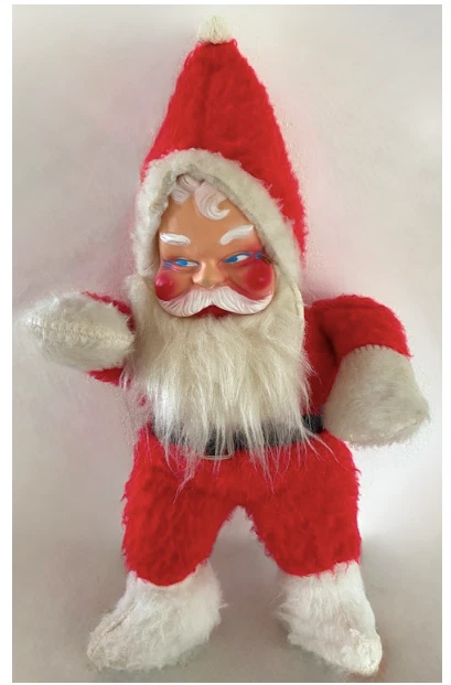 Rubber Face Plush In Santa Figures (1946-1990) for sale | eBay