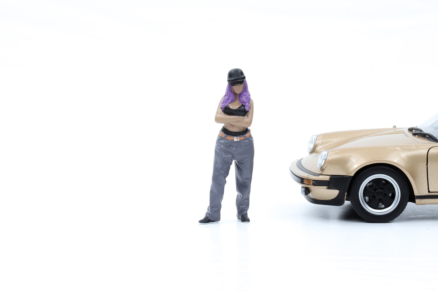 American Diorama Hanging Out III Figur 1:24 Violet Resin #2, New