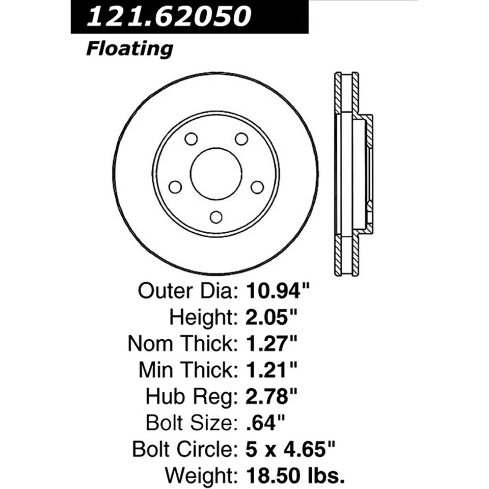 Front New Brake Pads and Rotors Kit For 1991-1993 Buick Park Avenue - Image 4 of 4