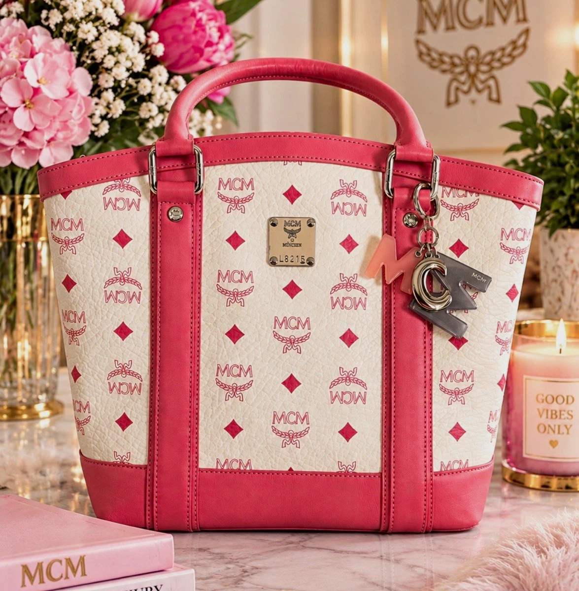 MCM White Bags & Handbags for Women for sale | eBay