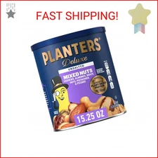 PLANTERS Unsalted Mixed Nuts, Cashews, Pistachios, Almonds, Brazil Nuts, and Pec