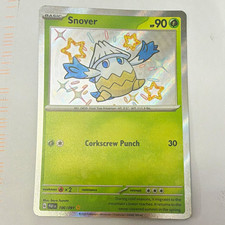 Pokemon TCG Snover 100/091 SV Paldean Fates Shiny Rare Holo Eng 2024 HP90