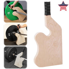 Wooden Barbell Jack with Non-Slip Handle Deadlift Jack Barbell Lift Jack Holder