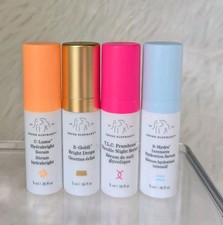 Drunk Elephant Travel Gift Set 4Pc, C-Luma, B-Hydra Serum, TLC Framboos, B Goldi