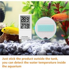 Mini Aquarium Thermometer LCD Digital Display Fish Tank Water Temperature Meter