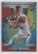 2016 Panini Prizm Collegiate Draft Picks Tie-Dye 42/49 Tyler Higbee #209 7ti