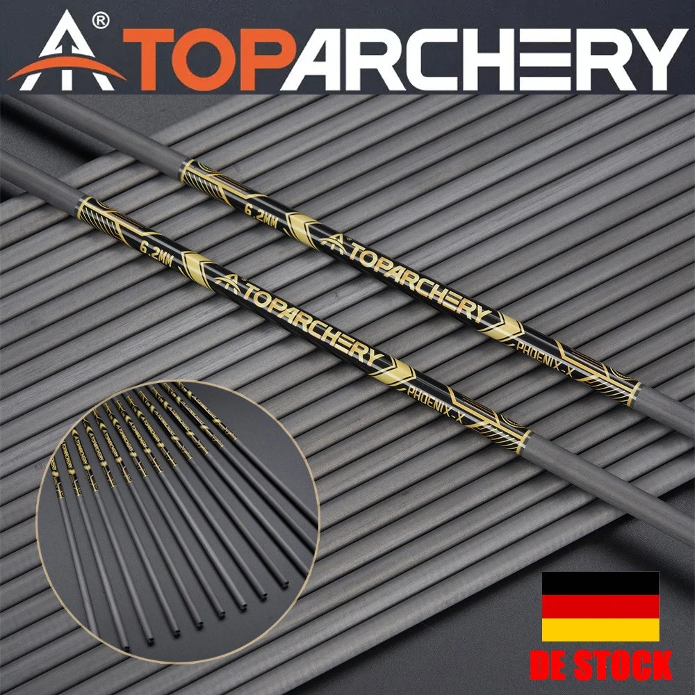 SP400-1000 Arc Compound Flèches En Carbone Pur 31 Pouces - Spine 400