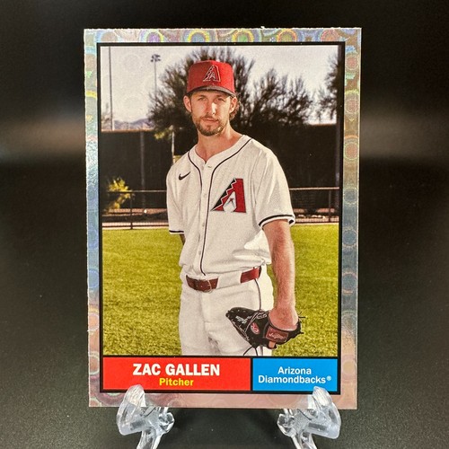 2024 Topps Archives Zac Gallen Endcap Archives Foilboard 19 Arizona Diamondbacks - Picture 1 of 2