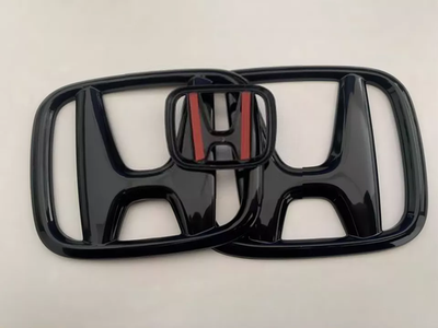 #ad 3PCS Gloss Black Emblem Steering Front Rear Badge For Honda Accord Sedan 2018 22 $19.95